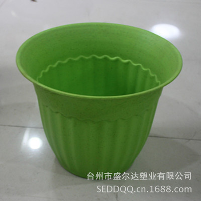 厂家批发防老化加厚彩色圆形花盆货号4001-Y：价格、厂家与产品详情